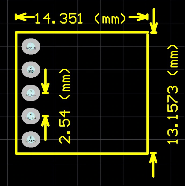 3-Axis Compass Magnetometer Module (GY-273 QMC5883L)