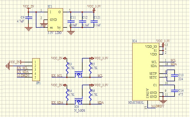 3-Axis Compass Magnetometer Module (GY-273 QMC5883L)