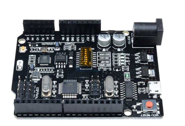 Arduino UNO + WiFi R3 (32Mb memory, ATmega328P+ESP8266) 