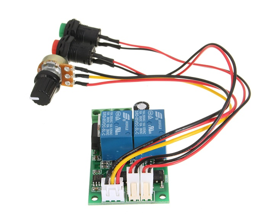 9V-24V, 3A DC PWM Motor Speed Controller & Tester (With buttons)