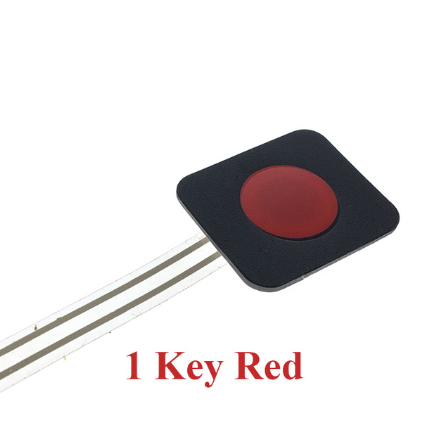 1-Key RED Membrane Button Switch