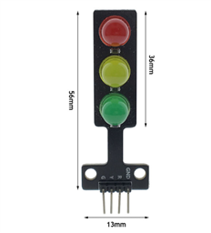 Mini 5V Traffic Light LED Display Module