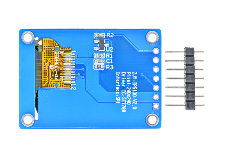 1.3 inch 240x240 IPS TFT LCD Screen ST7789 (SPI Communication, 3.3V, ST7789VW)