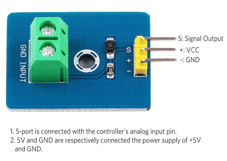 Ceramic Piezo Vibration/Strain Module (3V3/5V)