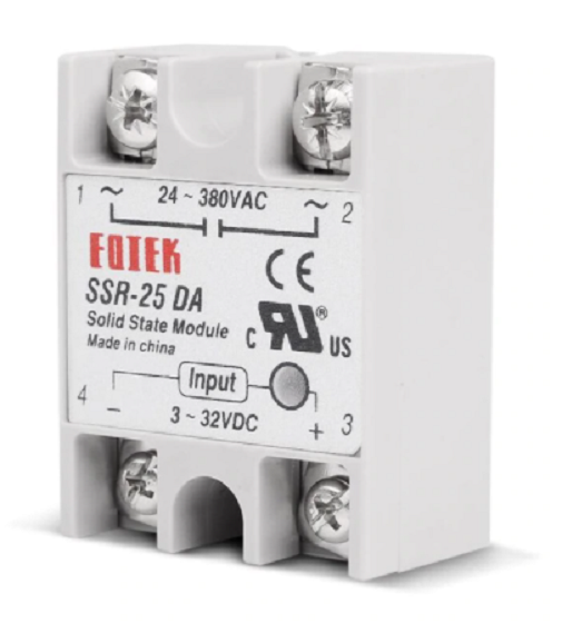 Solid State Relay DC-AC (25A; 3-32V DC; 220V AC; SSR)