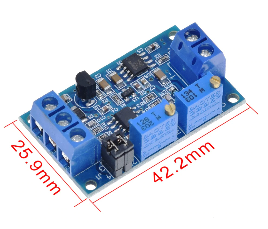 Current To Voltage Module (0 -20mA/4 -20mA to 0- 3.3V/0 -5V/0 -10V)