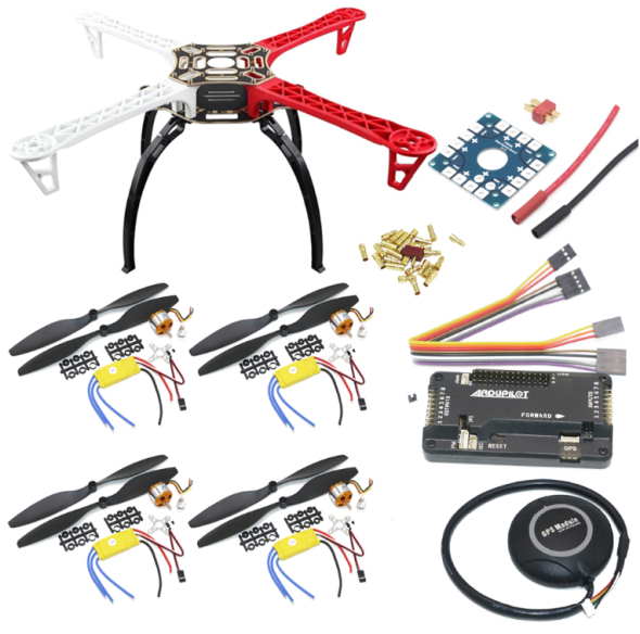 Arducopter F450 DIY Drone Quadcopter Kit (Arducopter, Frame, Motors, ESC Blades and GPS)